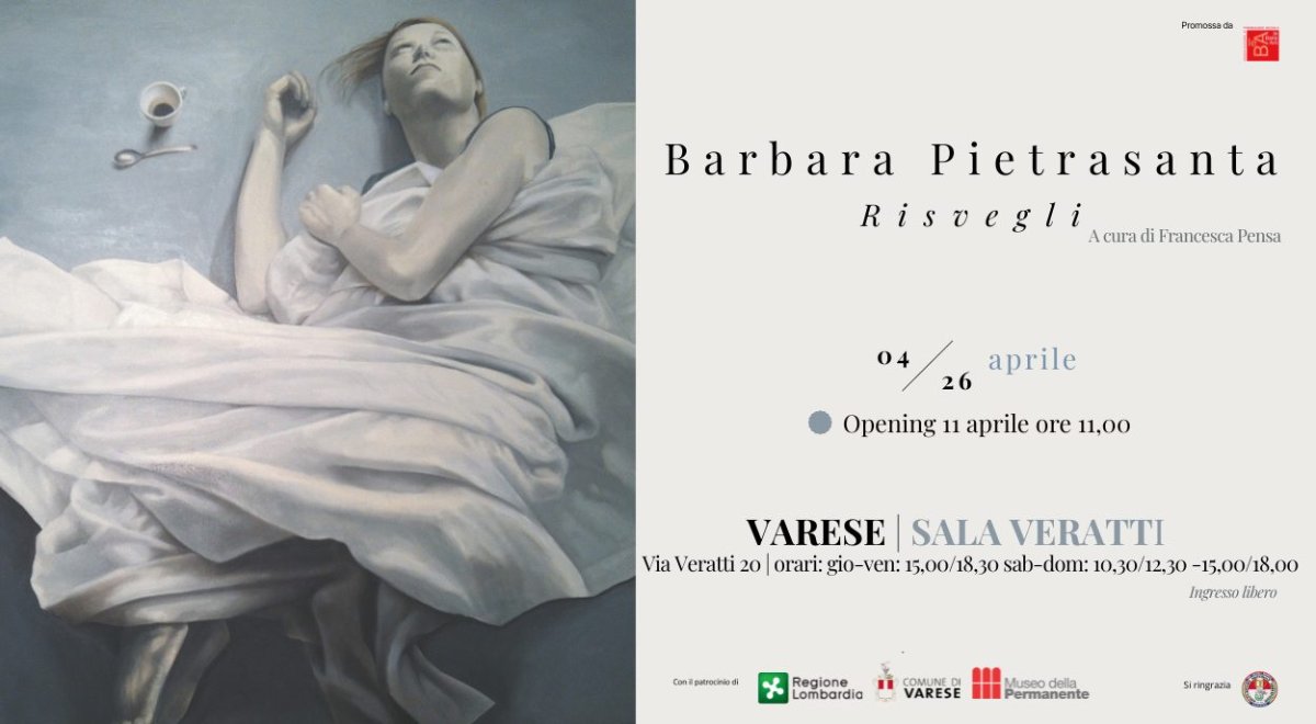 “Risvegli”, la mostra di Barbara Pietrasanta alla Sala Veratti di Varese